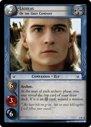 Legolas, of the Grey Company