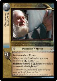 lotr tcg bloodlines shadowfax roaring wind