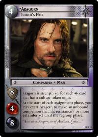 lotr tcg bloodlines aragorn isildur s heir