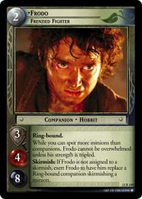 lotr tcg bloodlines frodo frenzied fighter