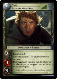 lotr tcg bloodlines sam bearer of great need