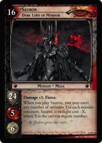 lotr tcg bloodlines sauron dark lord of mordor f