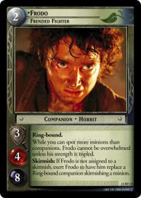 lotr tcg bloodlines frodo frenzied fighter f