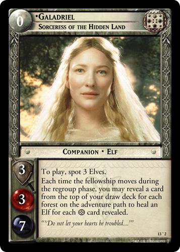 Galadriel, Sorceress of the Hidden Land (MW Foil)