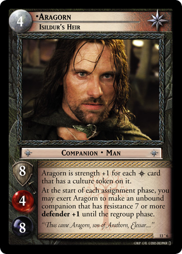 Aragorn, Isildur's Heir (MW Foil)
