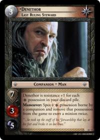 lotr tcg bloodlines denethor last ruling steward mw foil