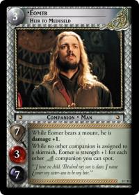 lotr tcg bloodlines eomer heir to meduseld mw foil