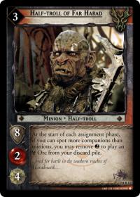 lotr tcg expanded middle earth half troll of far harad