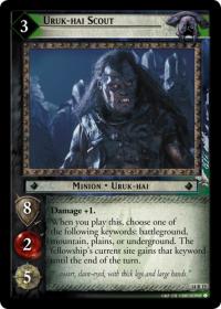 lotr tcg expanded middle earth uruk hai scout