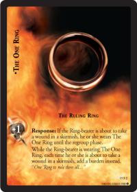 lotr tcg the hunters c uc the one ring the ruling ring 15s2
