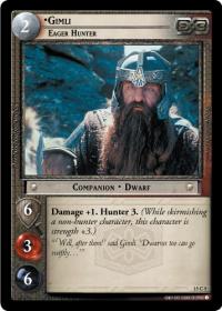 lotr tcg the hunters c uc gimli eager hunter