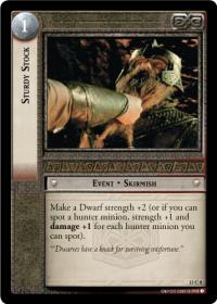 lotr tcg the hunters c uc sturdy stock