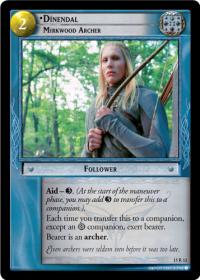 lotr tcg the hunters dinendal mirkwood archer