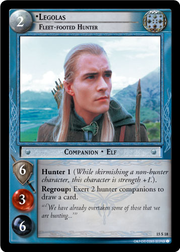 Legolas, Fleet-footed Hunter