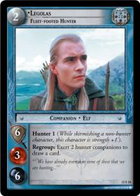 lotr tcg the hunters c uc legolas fleet footed hunter