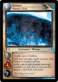 lotr tcg the hunters gandalf powerful guide