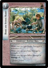 lotr tcg the hunters c uc herbs and stewed rabbit