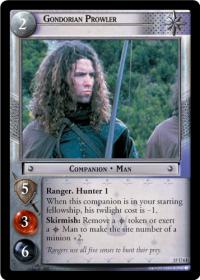 lotr tcg the hunters c uc gondorian prowler