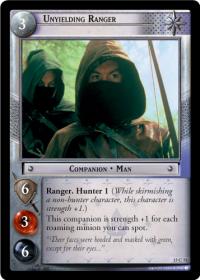 lotr tcg the hunters c uc unyielding ranger