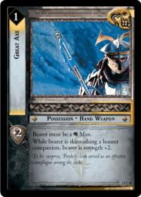 lotr tcg the hunters c uc great axe