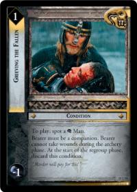 lotr tcg the hunters c uc grieving the fallen