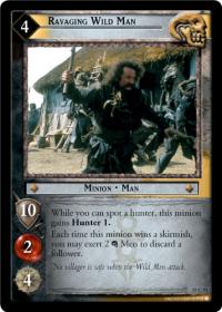 lotr tcg the hunters c uc ravaging wild man