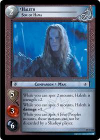 lotr tcg the hunters c uc haleth son of hama