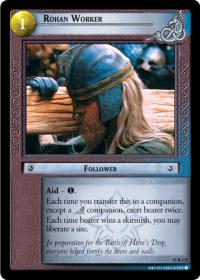 lotr tcg the hunters rohan worker