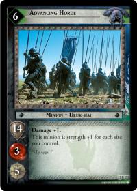 lotr tcg the hunters advancing horde