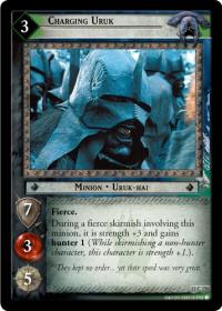 lotr tcg the hunters c uc charging uruk