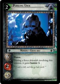 lotr tcg the hunters c uc pursuing uruk