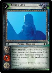 lotr tcg the hunters c uc seeking uruk