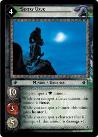 lotr tcg the hunters sentry uruk