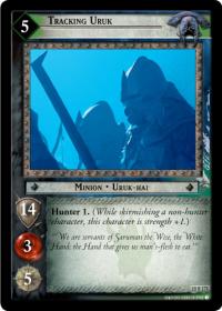 lotr tcg the hunters c uc tracking uruk