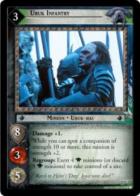 lotr tcg the hunters c uc uruk infantry