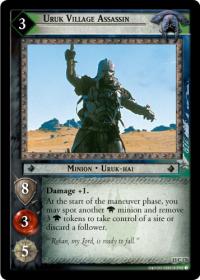 lotr tcg the hunters c uc uruk village assassin