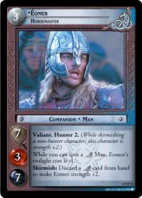 lotr tcg the hunters eomer horsemaster foil