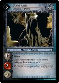 lotr tcg the hunters ulaire attea desirous of power foil