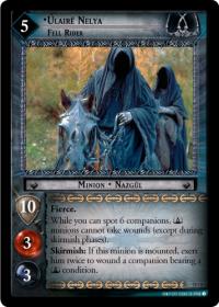 lotr tcg the hunters ulaire nelya fell rider masterworks foil