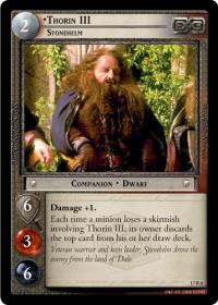 lotr tcg rise of saruman thorin iii stonehelm