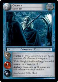 lotr tcg rise of saruman c uc orophin silvan elf