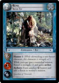 lotr tcg rise of saruman c uc rumil silvan elf