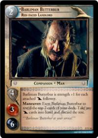 lotr tcg rise of saruman c uc barliman butterbur red faced landlord