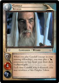 lotr tcg rise of saruman gandalf returned