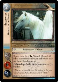 lotr tcg rise of saruman shadowfax greatest of the mearas