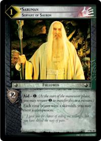 lotr tcg rise of saruman saruman servant of sauron