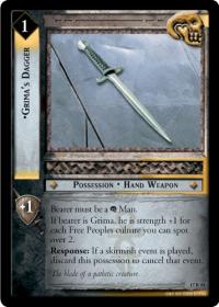 lotr tcg rise of saruman grima s dagger