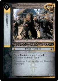 lotr tcg rise of saruman c uc pandemonium