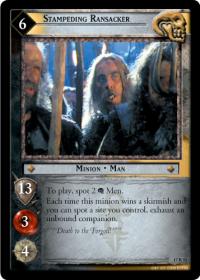 lotr tcg rise of saruman stampeding ransacker