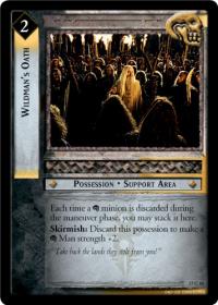 lotr tcg rise of saruman c uc wildman s oath